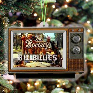 TV Set The Beverly Hillbillies Retro Christmas Tree Holiday Ornament NEW